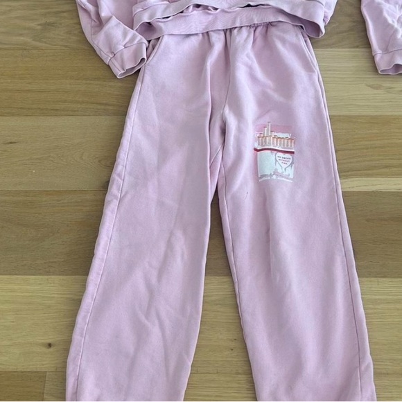 Pink Graphic Sweatpants Boys Lie Limited Edition - Picture 3 of 3